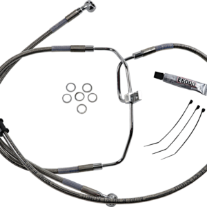 Brake Line - +10" - Stainless Steel - FXDF '08-'17
