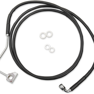 Brake Line - Front (Upper) - Black - +8"