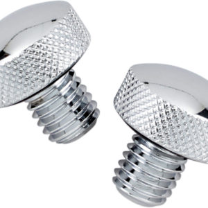 Knurled Seat Bolt - Chrome - FLST '84-'07