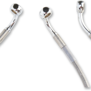 Brake Line - Front - +2" - Touring - Stainless Steel