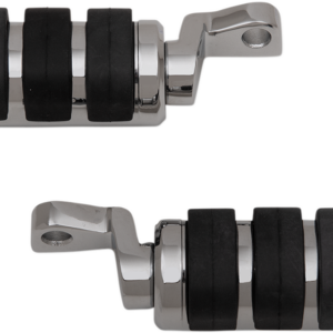Soft Ride Foot Pegs - Large - Chrome - XL