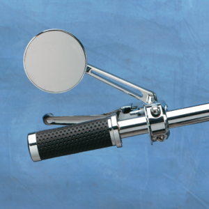 Mirror - Round Series - Side View - Stealth II/Long - Chrome - Left/Right - Each