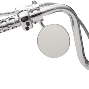 Mirror - Custom - Side View - Round - Chrome - Left/Right - 4" - Each