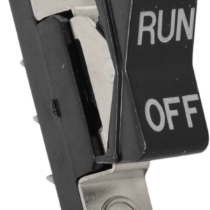 Rocker Switch - Run/Off - Black