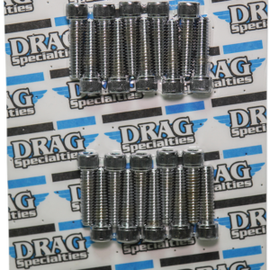 Bolt Kit - Rocker Cover - Knurled/Socket-Head - Chrome - M8