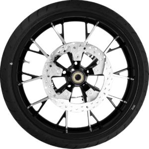 Marlin Front Wheel - Black Cut (21") | Rotors (11.8") | Dunlop Tire (130/60B21)