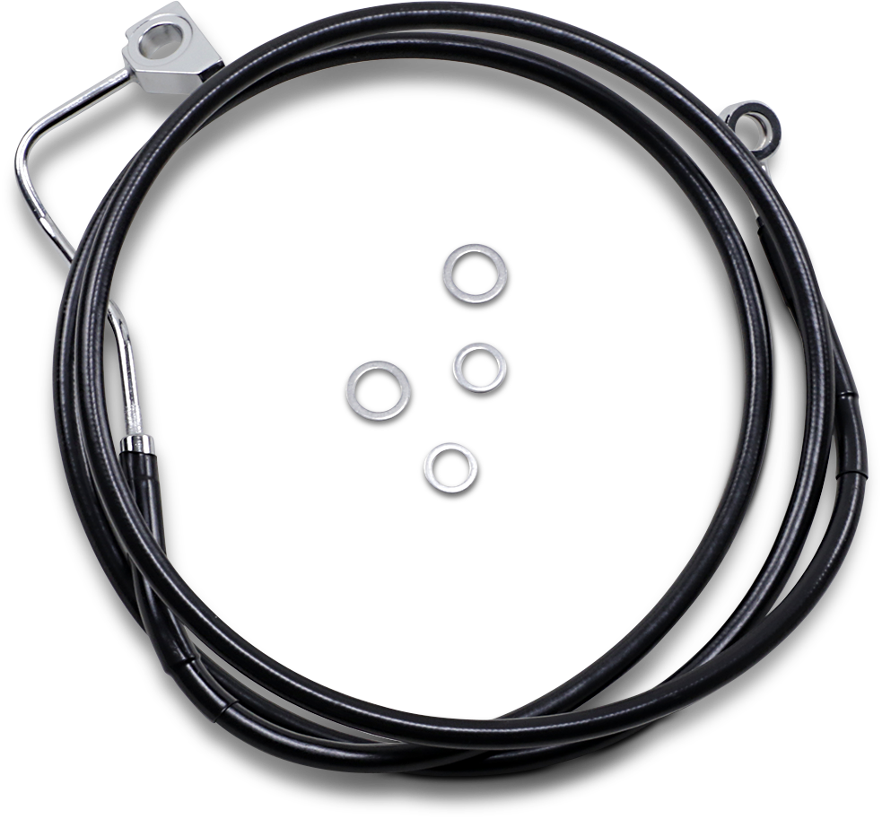 Brake Line - Front (Upper) - Black - +2" with ABS