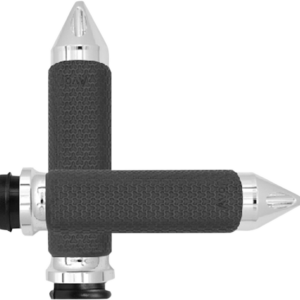 Vibration Dampening Memory Foam Grips - Small - Spike - TBW - Chrome