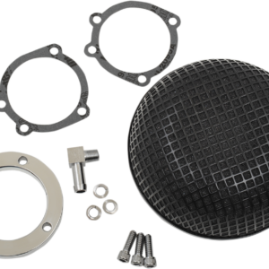 "Bob" Retro-Style Air Cleaner Kit - Black