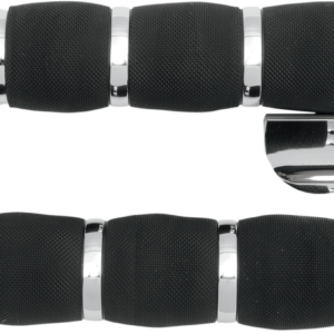 3-Ring Air Cushioned Grips - Throttle Boss - Chrome