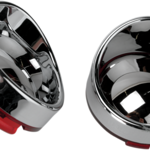Visor-Style Bezel/Lenses - Red/Mirror