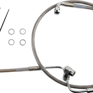 Brake Line - Rear - Non-ABS - Stainless Steel