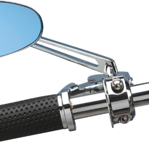 Mirror - Stealth II - Side View - Oval - Chrome w/Anti-Glare Blue Tint