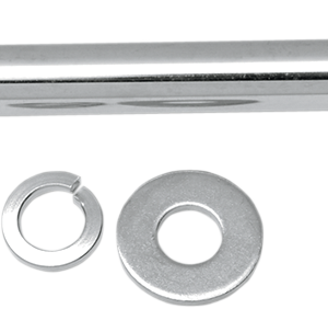 Axle Kit - Rear - Chrome - '80-'86 Harley-Davidson