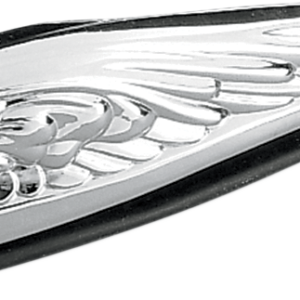 Eagle Head with Lights - Red Eyes - Small - Chrome