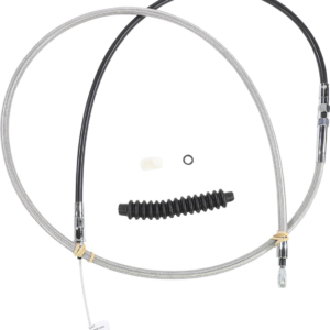 High-Efficiency Braided Stainless Steel Clutch Cable - 74"