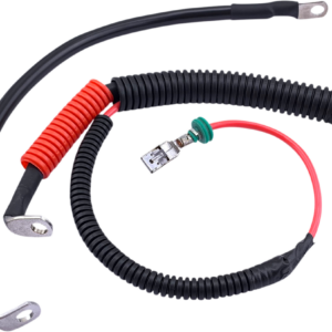 Black Battery Cable Set - '09-'13 FLH/T