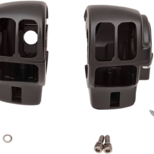 Handlebar Switch Housing Kit - Radio - Matte Black