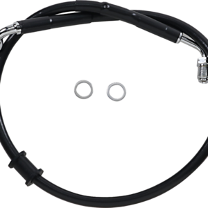 Brake Line - +2" - Black - '18-'21 Softail
