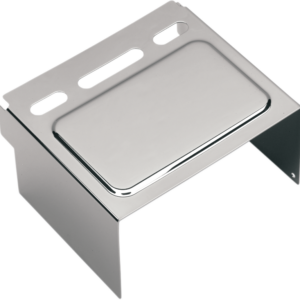 Battery Cover - Raised - Chrome
