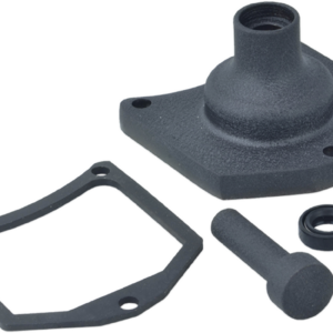 End Cover - Solenoid/Starter Button - Black Wrinkle