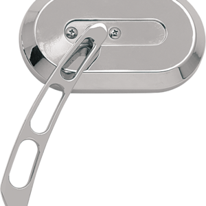 Mirror - Side View - Oval - Chrome - Right - Each