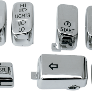 Switch Cap Kit - Audio - Chrome