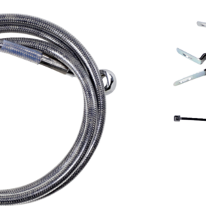 Brake Line - Front - +10" - Stainless Steel - XL