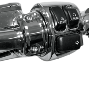 Cable Clamp - Dual Throttle/Idle - 1-1/4" - Chrome