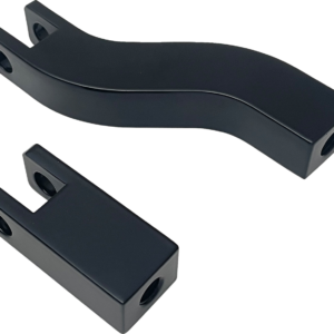 Passenger Peg Mount - Foot Peg Supports - Black - FXD