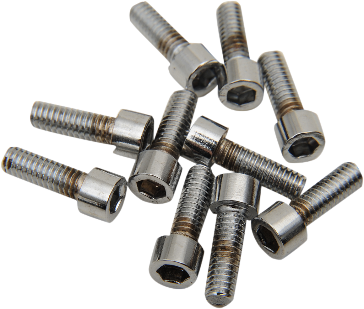 Bolts - Socket-Head - Replacement - Knurled/Coarse Thread - #8-32 x 1/2" - 10 Pack