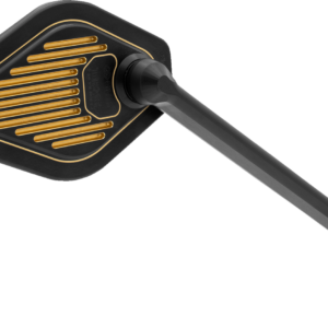 Mirror - Adjustable - Diamond - Black/Gold - Long Stem - Right