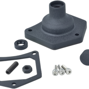 End Cover - Solenoid/Starter Button - Black Wrinkle