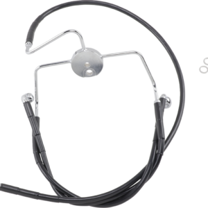 Brake Line - Front - Black - +6"