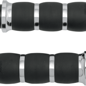 3-Ring Velvet Air Grips - Chrome