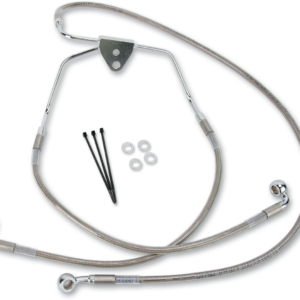 Brake Line - Front - +2" - Touring - Stainless Steel
