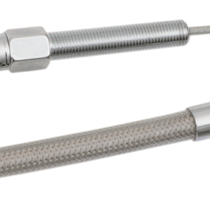 High-Efficiency Braided Stainless Steel Clutch Cable - 53-5/16"