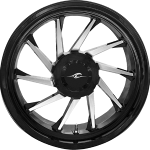 Wheel - Hurricane 3D - Rear Left - Black/Chrome - 18" - Trike