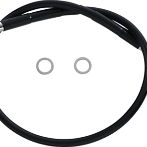 Brake Line - +4" - Black - '18-'23 Softail