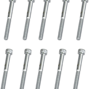 Bolts - Socket-Head - Replacement - Knurled/Coarse Thread - #10-24 x 2" - 10 Pack
