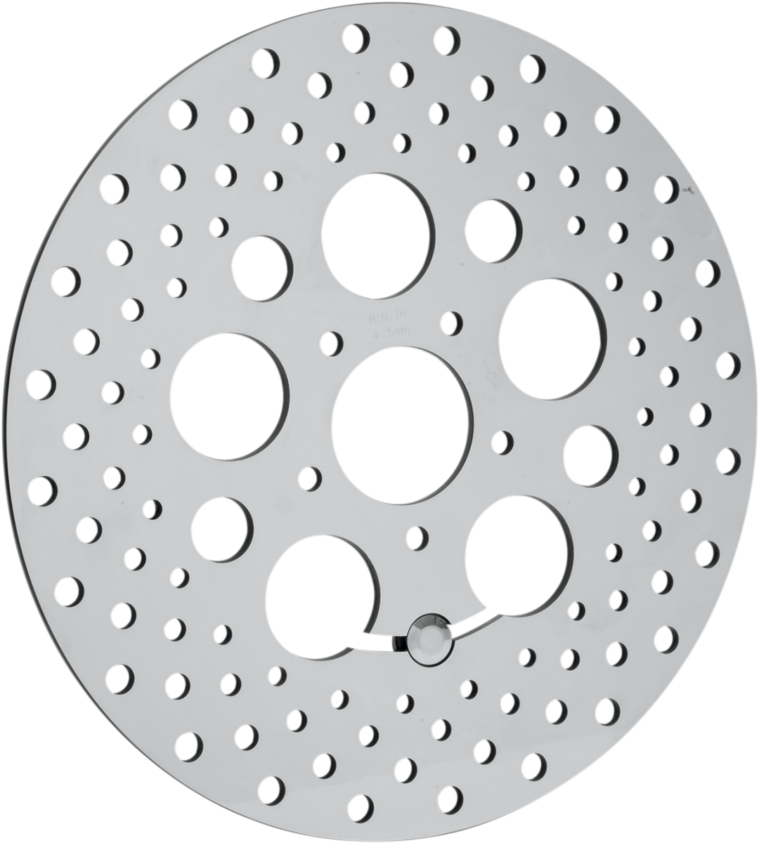 Drilled Brake Rotor - Front - 11.8" - Touring/Trike
