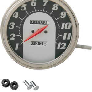 5" MPH FL-'62-'67 Style 1:1 Speedometer - Black Face