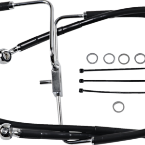 Brake Line - +4" - Black - XL