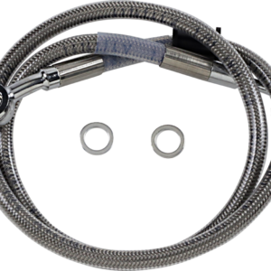 Brake Line - +4" - Stainless Steel - '18-'23 Softail