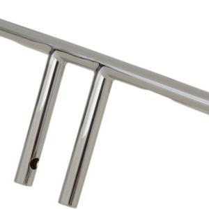 1" T-Bar - Dimpled - Straight - 6" - Chrome