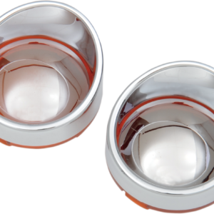 Visor-Style Bezel/Lenses - Amber/Mirror