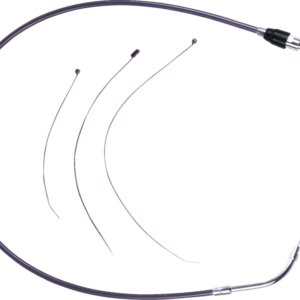 Quick Connect Clutch Cable - Upper - 49-1/4" - Black/Chrome