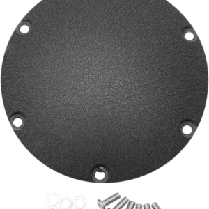 Derby Cover - Wrinkle Black - 6 Hole - '04-'22 Sportster