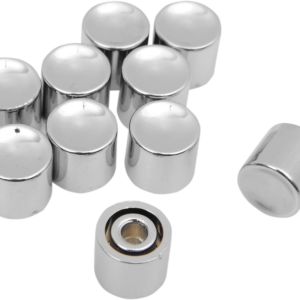 Handlebar Switch Button Caps - Turn Signal - Long - Chrome