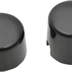 Axle Caps - Black - Rear - Pair - '00-'07 Softail